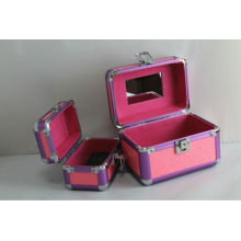 CE aluminum cosmetic box,portable Jewelry box